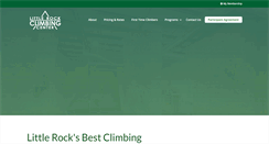 Desktop Screenshot of littlerockclimbingcenter.com
